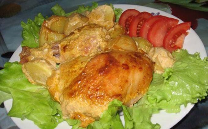 Recept Marinované kuřecí kousky zapečené v troubě