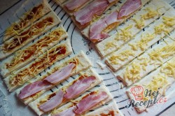 Příprava receptu Vynikající párty TWISTER tyčinky se slaninou a sýrem, krok 2