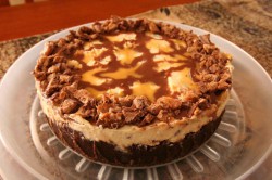 Příprava receptu Cheesecake z MARS tyčinek, krok 1