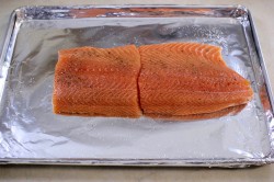 Příprava receptu Pečený losos se sýrovou krustou, krok 2