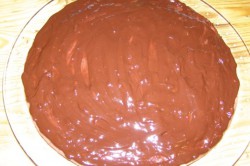 Příprava receptu Čokoládový dort s jahodami, krok 4