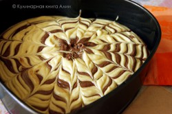 Příprava receptu Famózní ZEBRA dort, krok 14
