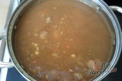 Recept Hustá fazole s klobáskou nebo vepřovým masem