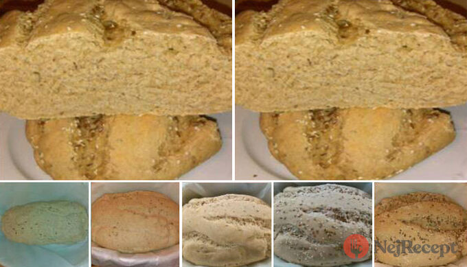 Recept Vločkový chléb - zdravé pečivo